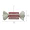 13.25" Red & White Glitter Jumbo Peppermint Stripes Candy Ornament by Ashland®